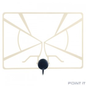 Perfeo ТВ антенна "RADAR", активная, встр. усилитель, питание от ресивера 5V, DVB-T2 [PF_A4213]