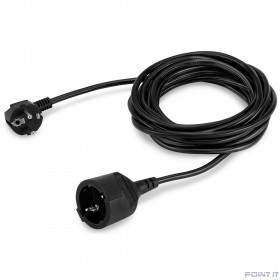 BURO Сетевой удлинитель 1 розетка, 5 метров (BU-PS1.5/B) черный {352703}