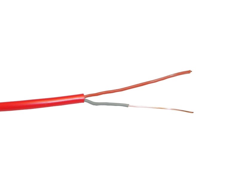Кабель сигнальный NETKO, неэкранированный, КПСнг (А) - FRHF, 1*2*0.5мм2 (0.8мм) 200м, красный