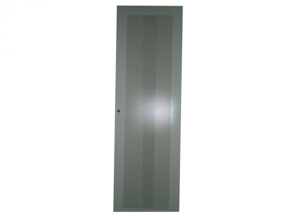Дверь для шкафа TS,T2 металл 42U ширина 600 мм серая с перфорацией Netko
