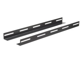 Рельса  L  для шкафа глубиной 800 (550*37*37) чёрная (2 шт)