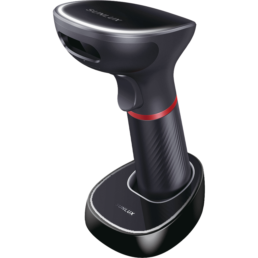 Ручной беспроводной 2D-сканер Sunlux XL-9610 (сканер + кредл + USB-провод)