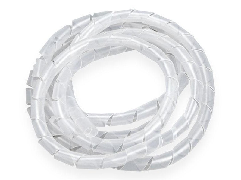 Лента спиральная монтажная пластиковая d15мм (бандаж для кабеля), 5м, NETKO Optima