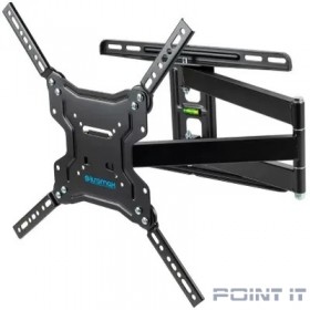 Kromax DIX-19 черный 22"-65" макс.45кг настенный поворотно-выдвижной и наклонный