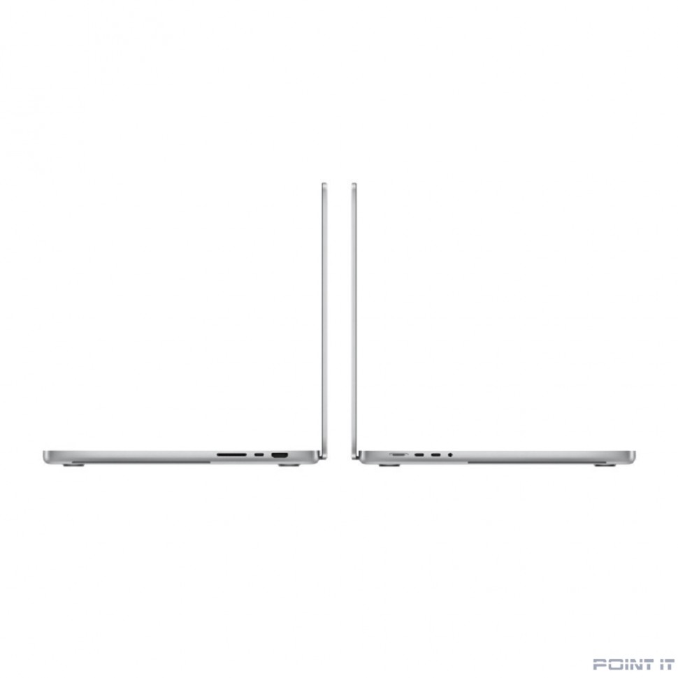 Ноутбук Apple MacBook Pro 16-inch 2024 [MX2V3ZP/A] (КЛАВ.РУС.ГРАВ.) Silver 16" Liquid Retina XDR {(3456x2234) M4 Max 14C CPU 32C GPU/36GB/1TB SSD/необходимо докупить переходник арт.11007065} (Индия)
