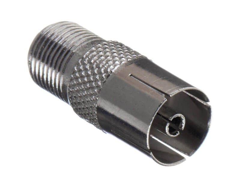 Переходник гнездо F - гнездо ТВ (цинк) (P108-59), NETKO Optima