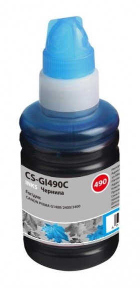 Чернила CYAN 100ML /G1400 CS-GI490C CACTUS