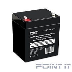 Exegate ES252439RUS Аккумуляторная батарея  Exegate Special EXS1245, 12В 4.5Ач, клеммы F2