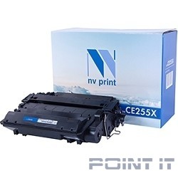 NVPrint CE255X Картридж для принтеров LaserJet P3015, черный, 12500 стр.