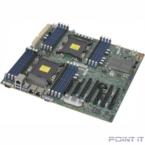 Серверная материнская плата C624 S3647 EATX SET BLK MBD-X11DPH-I-B SUPERMICRO