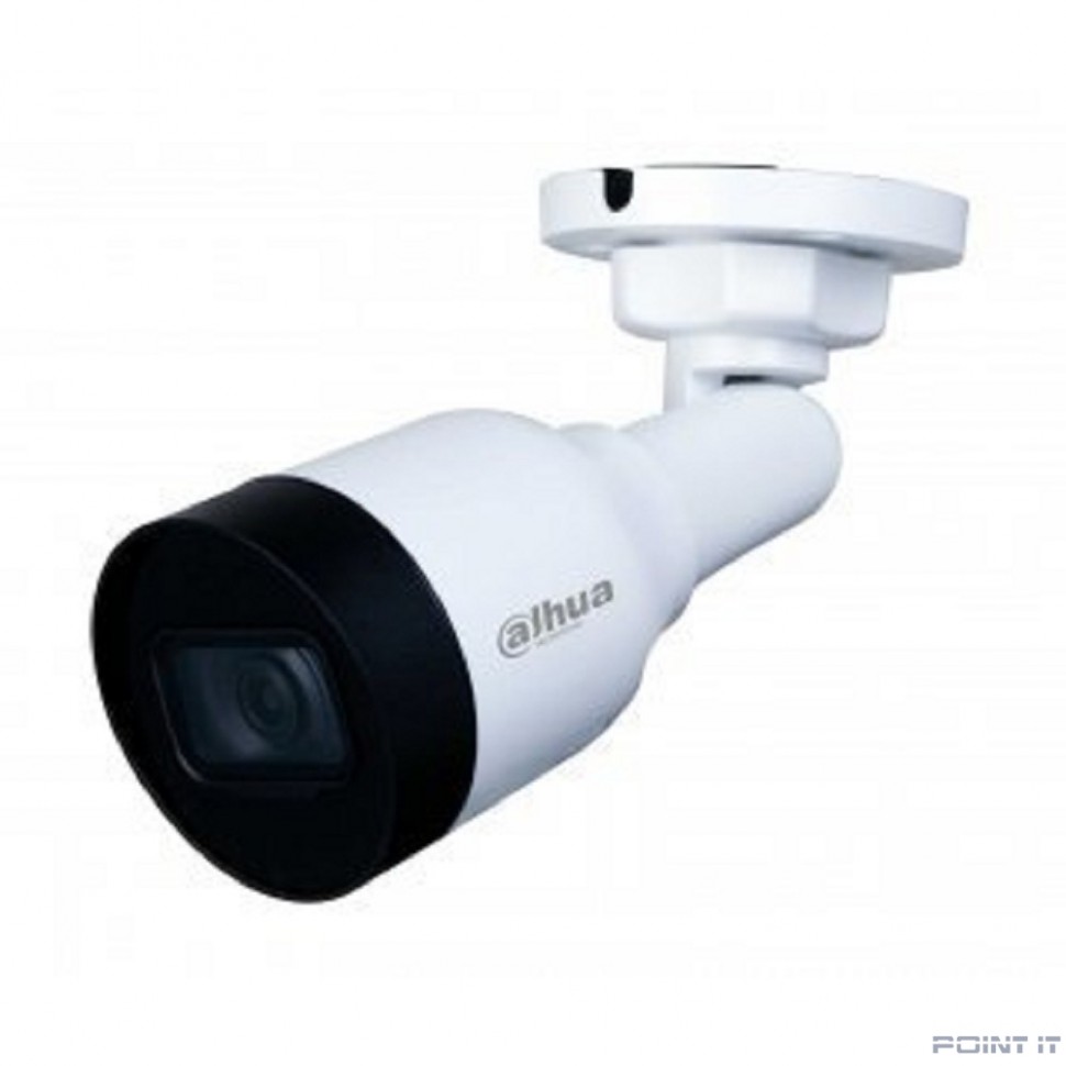 DAHUA DH-IPC-HFW1239S1P-LED-0280B-S6 Уличная цилиндрическая IP-видеокамера Full-color 2Мп, 1/2.8” CMOS, объектив 2.8мм, LED-подсветка до 30м, IP67, корпус: металл, пластик