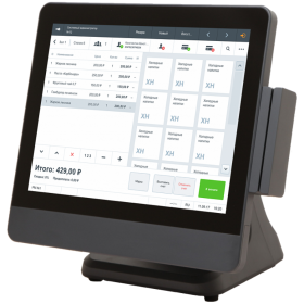 Сенсорный терминал АТОЛ ViVA Smart [E715, 15, P-CAP, Intel Celeron J1900 2.0/2.4 GHz, SSD, 4 GB DDR3], Ридер магнитных карт, Windows 10 IoT