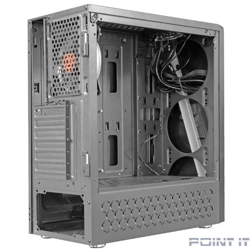 Ginzzu SL200 FAN Rear 12CM LED 1*USB 3.0,1*USB 2.0,AU Window w/o PSU