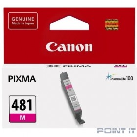 Картридж струйный Canon CLI-481 M 2099C001 пурпурный для Canon Pixma TS6140/TS8140TS/TS9140/TR7540/TR8540