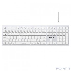 Клавиатура A4Tech Fstyler FBX50C белый USB беспроводная BT/Radio slim Multimedia (FBX50C WHITE)
