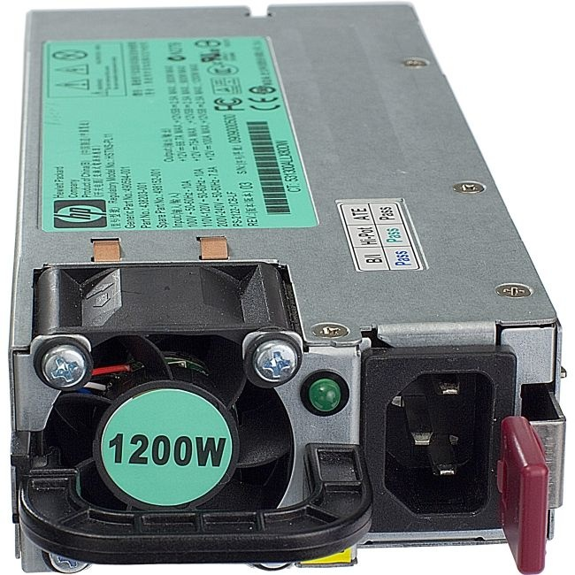 Блок питания HP 1200W HSTNS-PL11 для DL360G6, DL380G6, DL360G7, DL370G6, DL580G7, DL585G7 Hot Plug PWS 500172-B21, 438203-001, 490594-001, 498152-001