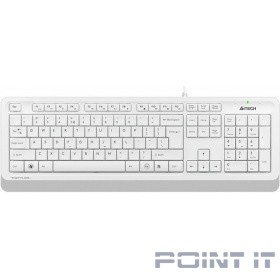 Клавиатура A-4Tech Fstyler FK10 WHITE белый/серый USB [1147536]