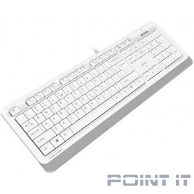 Клавиатура A-4Tech Fstyler FK10 WHITE белый/серый USB [1147536]