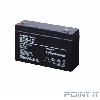 CyberPower Аккумуляторная батарея RC 6-12 6V/12Ah