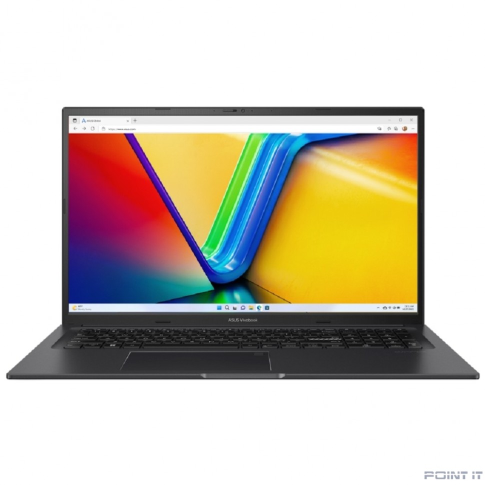 Ноутбук ASUS M3704Y (M3704YA-AU223) 17.3"/FHD/IPS/250N/60Hz/Ryzen 5 7430U/16GB/SSD512GB/AMD Radeon/FingerPrint/Backlit/DOS/Indie Black (90NB1192-M009Y0))