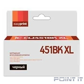 Easyprint CLI-451BK XL Картридж IC-CLI451BK XL для Canon PIXMA iP7240/MG5440/6340, черный, с чипом