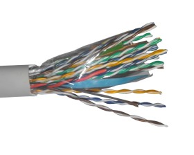 Кабель UTP16 cat.5e, 305м, 0,52 мм, серый Ф EOL