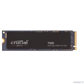 Твердотельный накопитель SSD Crucial T500 2TB PCIe Gen4 NVMe M.2 SSD CT2000T500SSD8