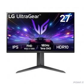 Монитор LCD LG 27" 27GS65F-B UltraGear черный {IPS 1920x1080 180Hz 1ms HDMI DisplayPort HAS Pivot} [27gs65f-b.aruz]