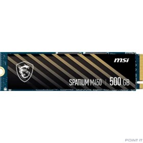 SSD MSI 500Gb SPATIUM M450 M.2 PCIe NVMe S78-440K220-P83