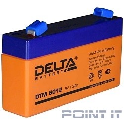 Delta DTM 6012 (1.2 А\ч, 6В) свинцово- кислотный аккумулятор  
