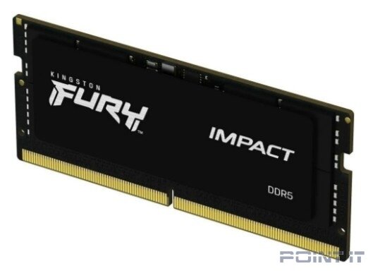 Память оперативная/ Kingston 16GB 4800MT/s DDR5 CL38 SODIMM FURY Impact PnP