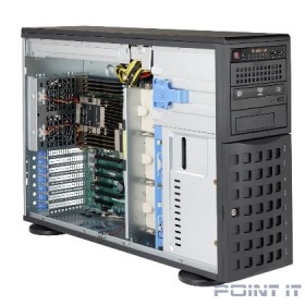 Supermicro CSE-745BAC-R1K23B Корпус SuperChassis 4U 745BAC-R1K23B/HDD(8)LFF/3x5.25"/7xFHFL/2x1200W/8xSAS3/SAS2/SATA3/ 2x1200W
