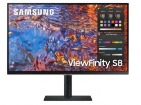 Монитор Samsung 27" S27B800PXI Black, 16:9, IPS, 3840x2160, 5ms, 350cd, 60Hz, 1xHDMI, 1xDP, 3xUSB, USB-C, LAN, HAS