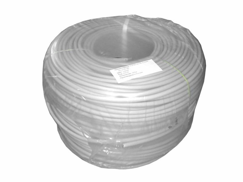 Кабель FTP10 cat.5e, 305м, 0,5мм, ZH нг(A)-HF - не содержащий галогенов, серый