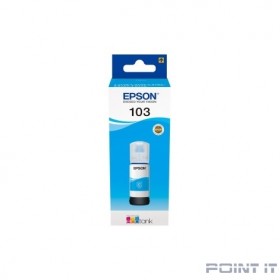 EPSON C13T00S24A Контейнер с голубыми чернилами для L3100/3101/3110/3150/3151, 65 мл.(cons ink)