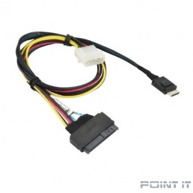 Supermicro CBL-SAST-0956 Кабель 55cm OCuLink to U.2 PCIE SFF-8639 with Power Cable