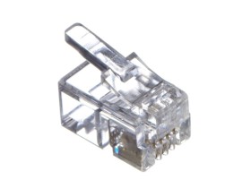 Коннектор RJ9 (4p4c), для телефонных трубок (нож с 2-мя зубцами), 100шт., NETKO Optima