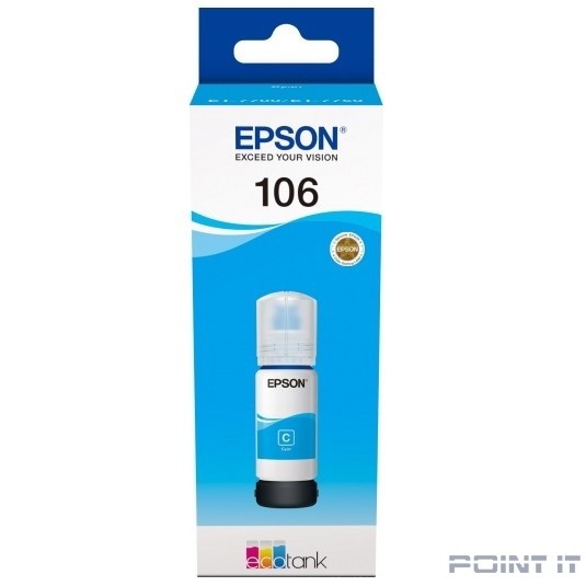 EPSON C13T00R240 Контейнер с голубыми чернилами для L7160/7180, 70 мл.(cons ink)