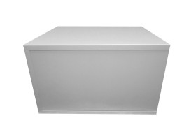 Антивандальный Шкаф 7U пенального типа, (Ш*Г*В 520*400*320мм)  19 направляющие,  передняя дверь металл, замок, серый Netko M