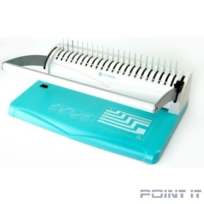 ГЕЛЕОС Переплетчик БП-13+ бирюзово-белый