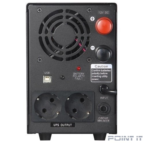 PowerCom ИБП Infinity INF-1100(AP) {Line-Interactive, 1100VA / 750W, Tower, 2xEURO, USB, подкл. доп. батарей} (383441)