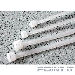 Hyperline GT-200IC Стяжка нейлоновая неоткрывающаяся, безгалогенная (halogen free), 200x3.6мм, (100 шт)