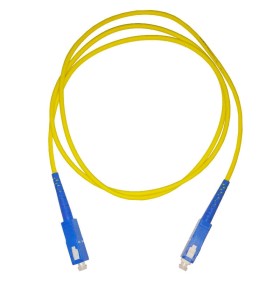 Патч-корд оптический соединительный SC-SC/UPC SM Simplex 3.0мм 9/125, 1м, LSZH