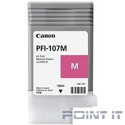 Canon PFI-107M 6707B001 Картридж для iPF680/685/770/780/785, Пурпурный, 130ml (GJ)