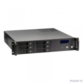 Exegate EX279753RUS Серверный корпус Exegate Pro 2U480-HS06 <RM 19",  высота 2U, глубина 480, БП 500ADS, 6xHotSwap, USB>