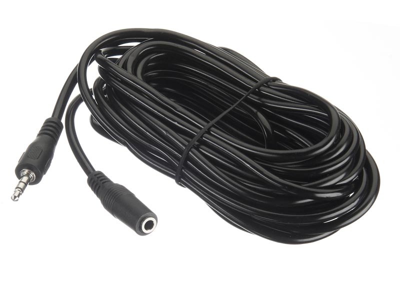 Удлинитель для наушников гнездо 3.5 мм стерео-штекер 3.5 мм стерео (7м), NETKO Optima