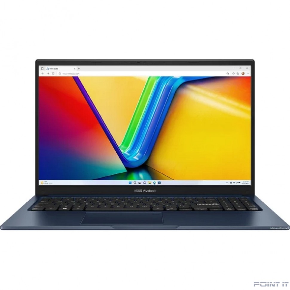 Ноутбук ASUS Vivobook 15 X1504VA-BQ522 [90NB10J1-M018J0] Quiet Blue 15.6" {FHD i5 1335U/16Gb/512Gb SSD/VGA int/noOS}
