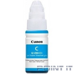 Canon 0664C001 Чернила Canon GI-490 C (cyan), 70 мл