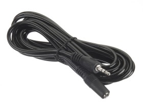 Удлинитель для наушников гнездо 3.5 мм стерео-штекер 3.5 мм стерео (3м), NETKO Optima