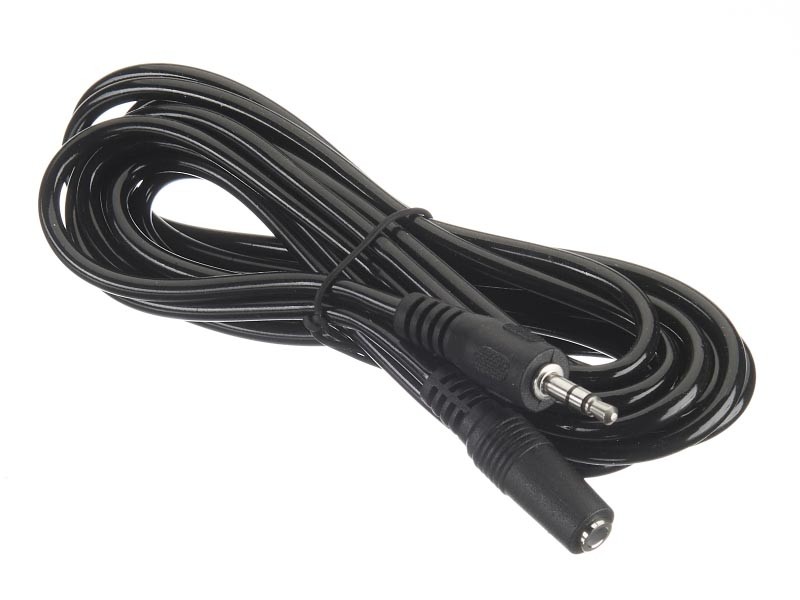 Удлинитель для наушников гнездо 3.5 мм стерео-штекер 3.5 мм стерео (3м), NETKO Optima